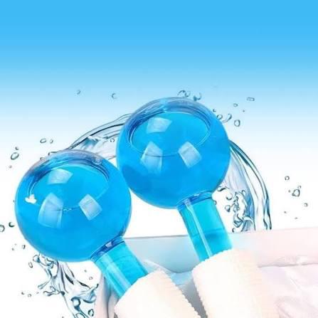 Ice Globes for Face 2Pcs–Enhancing Daily Beauty with Ice Globes for Facials, Skin Tightening & Anti-Aging–Perfect Ice Globes for Reduction of Puffiness & Wrinkles of Face, Neck & Eyes–Pink
