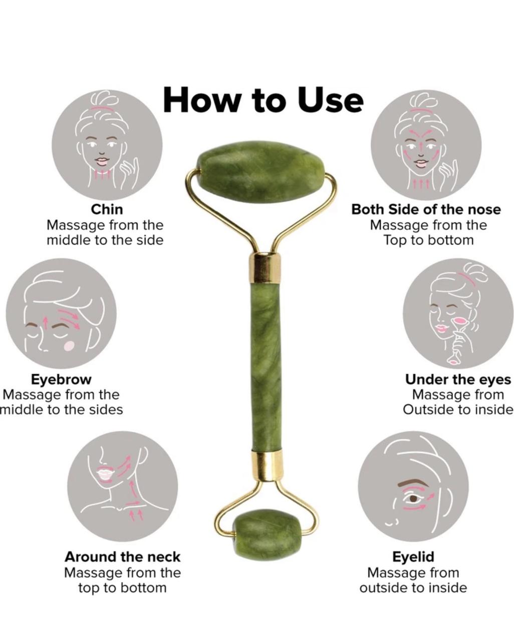 Jade Gua Sha Face Shaping Tool