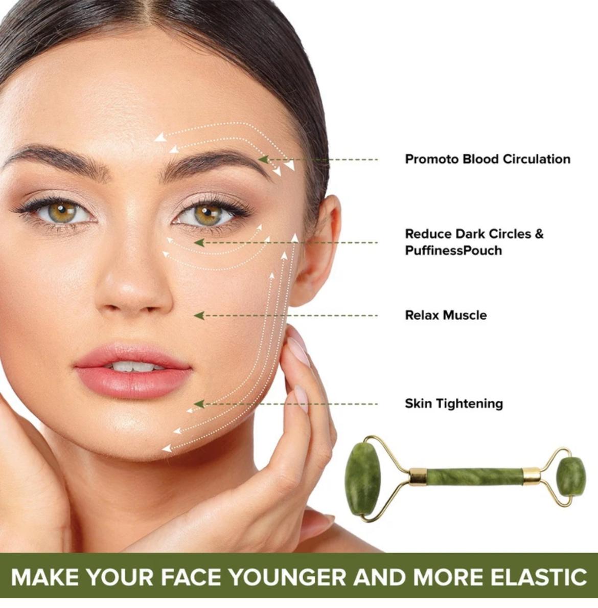 Jade Gua Sha Face Shaping Tool